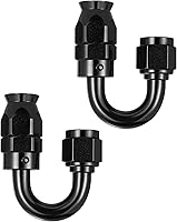 Vista 23 de EVIL ENERGY 6AN PTFE Extremo de Manguera de 90 Grados Negro para Manguera PTFE Solo 2 Piezas