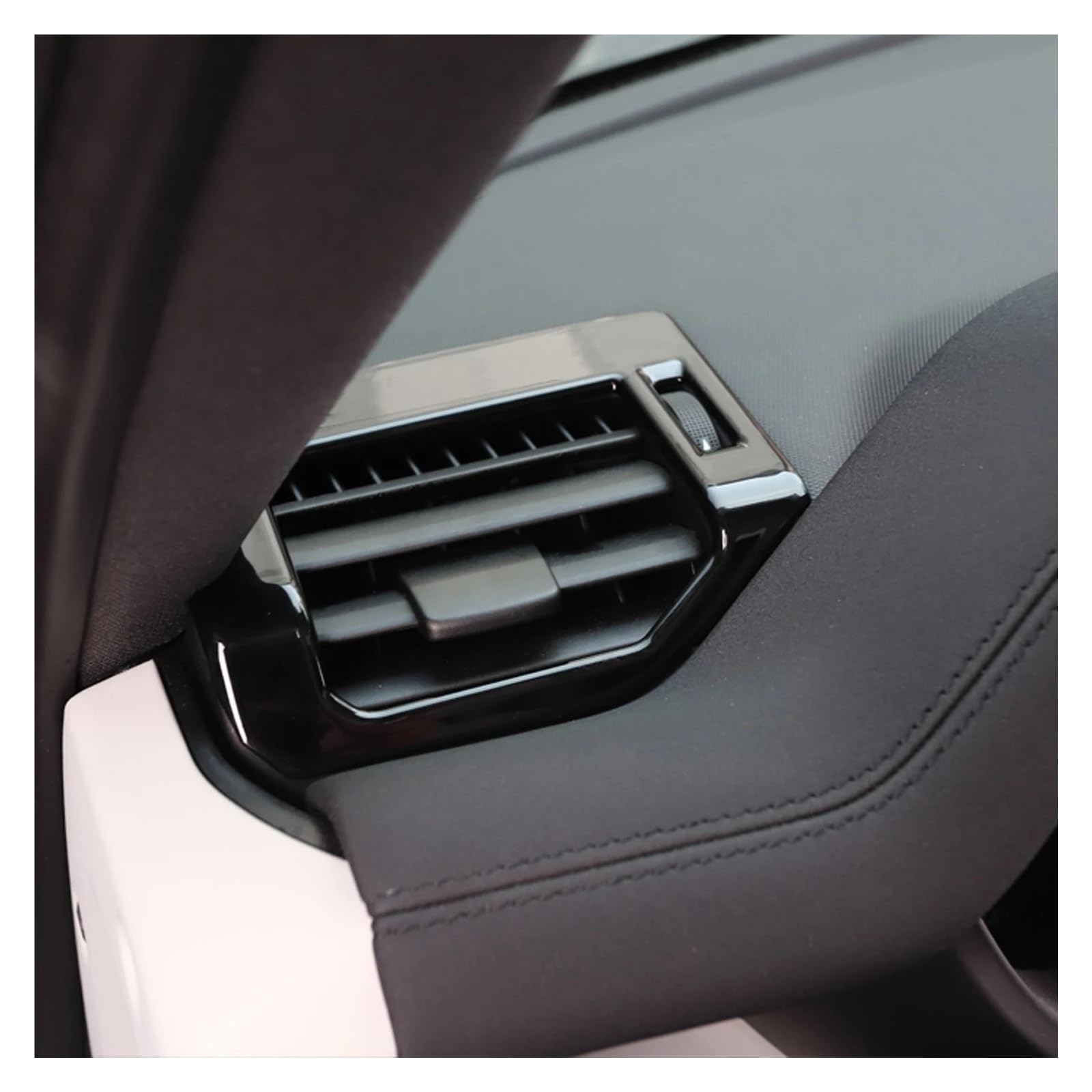Molduras Interiores Para Land Para Rover Para Defender 110 2020 2021 2022 2023 Embellecedor Cubierta Aire Acondicionado Lateral Accesorios Volante Izquierda Consola Trasera Cubierta(Carbon Fiber look)