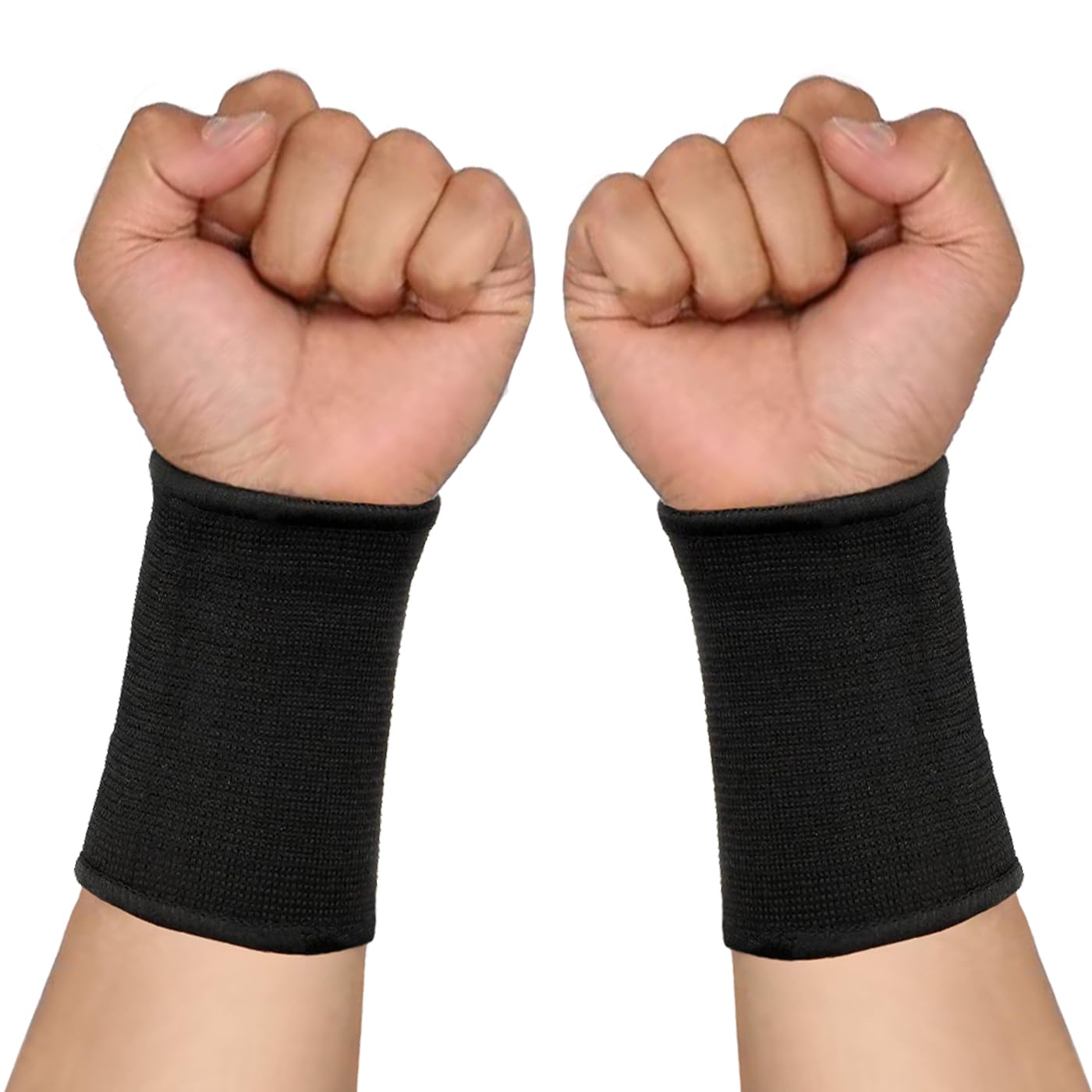 Wrist Compression Sleeve Elastic Wrist Support Sleeve Wrist Braces Carpal Tunnel Support Sleeve for Women and Men Sport