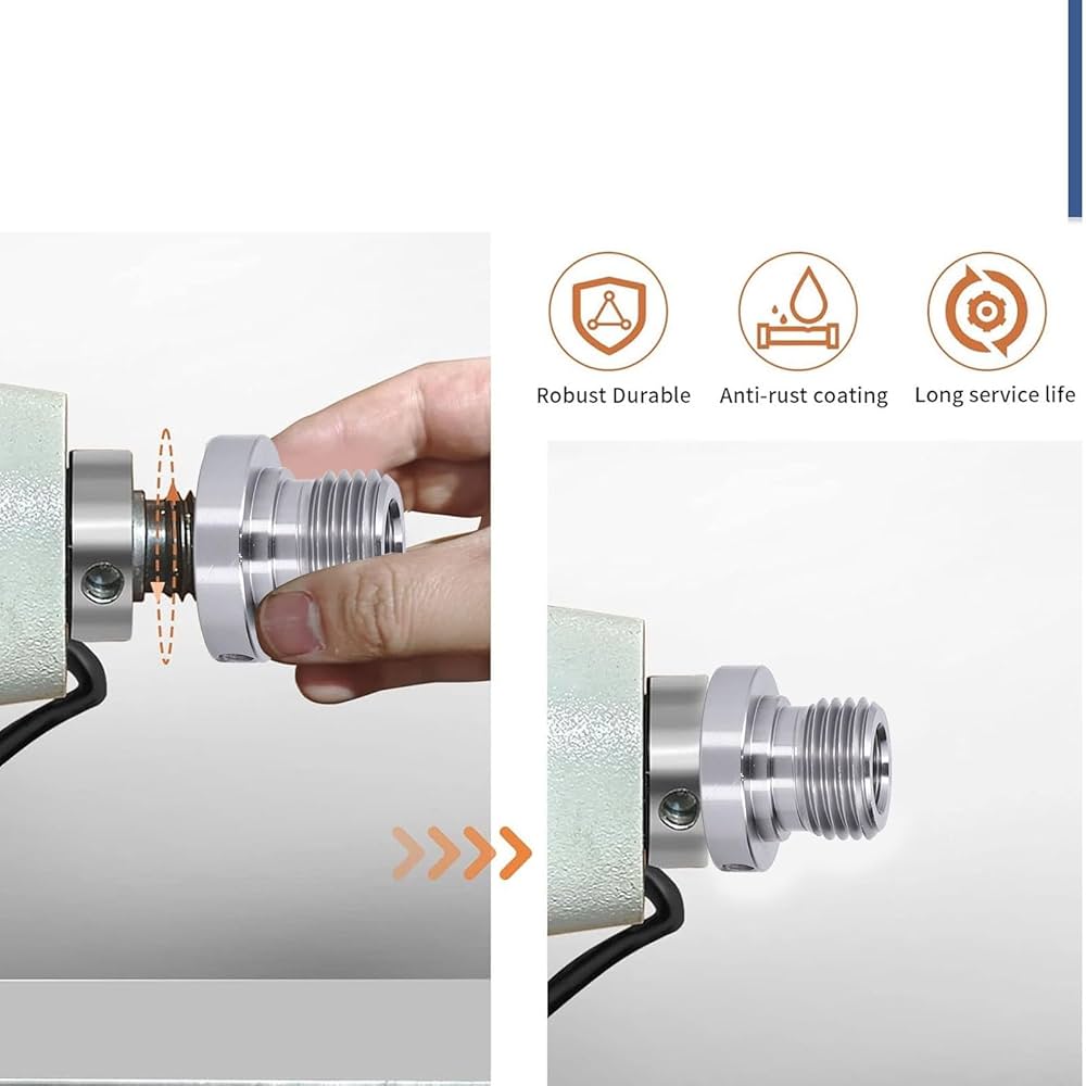 交渉中 Amazon | 木工旋盤チャックスピンドルアダプター、1インチ8TPI