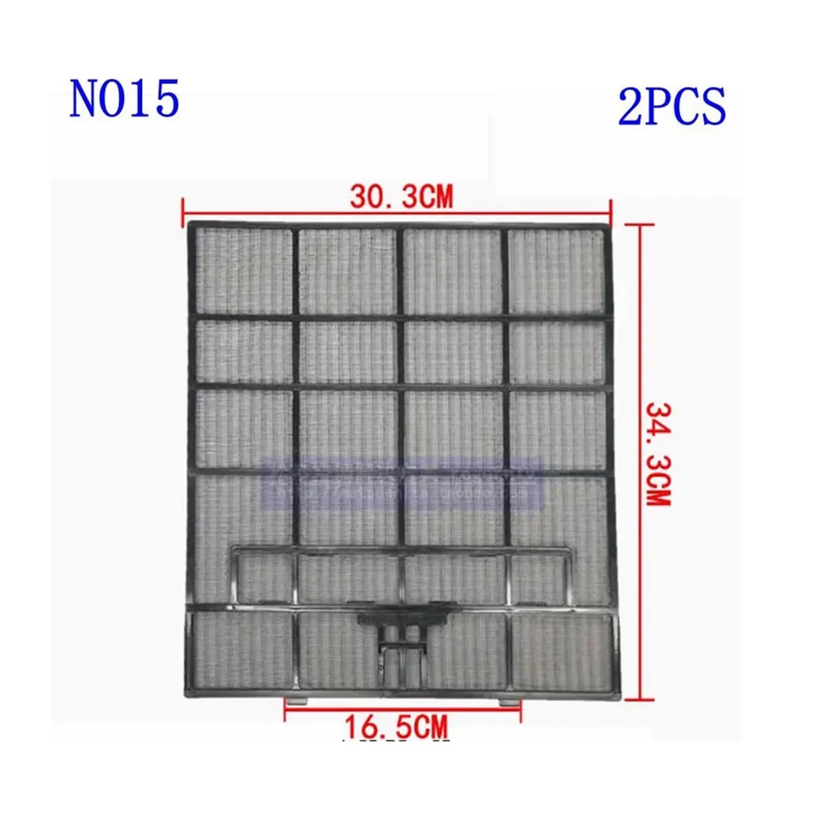 Filtro de aire acondicionado, compatible con... | Atrapa el polvo del pelo de las mascotas, fácil de instalar.(NO15 2PCS)