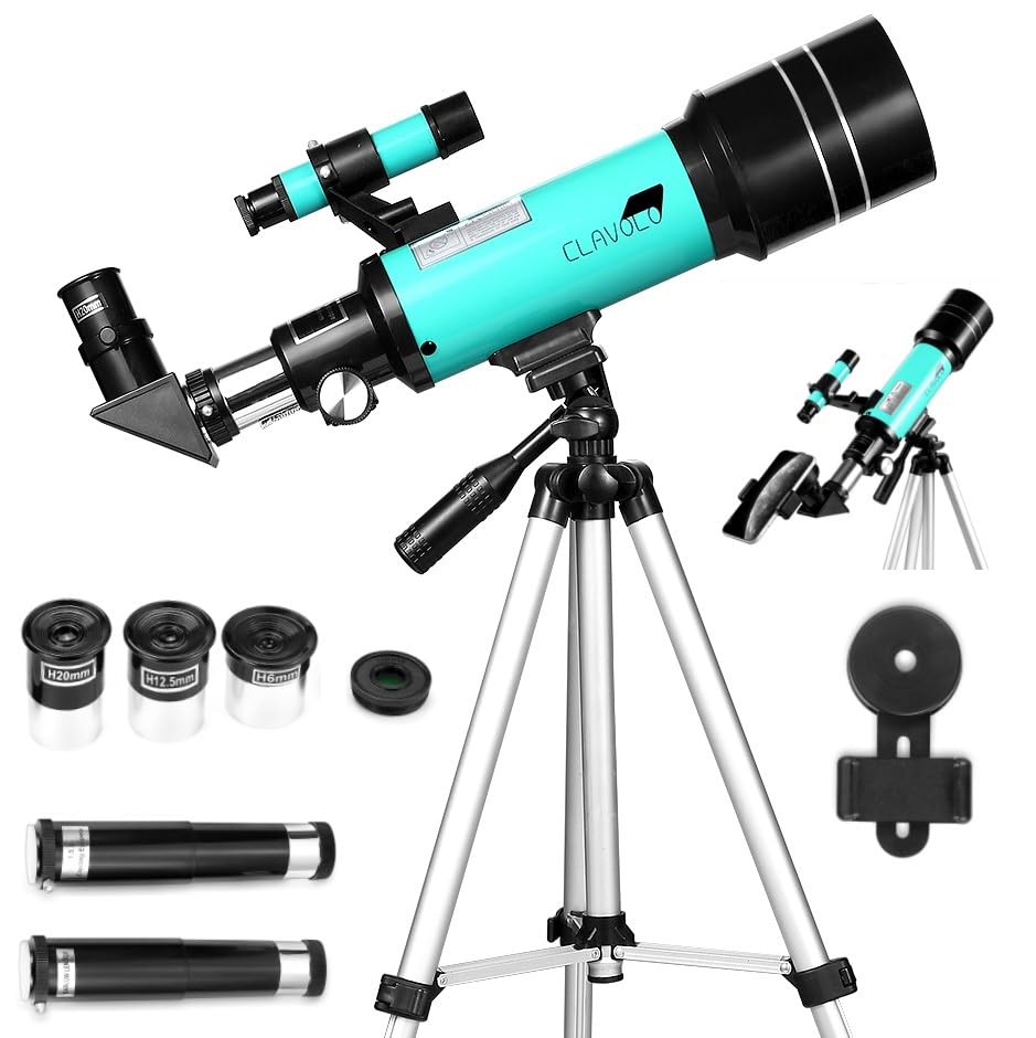 CLAVOLO Telescope 70mm Aperture for...