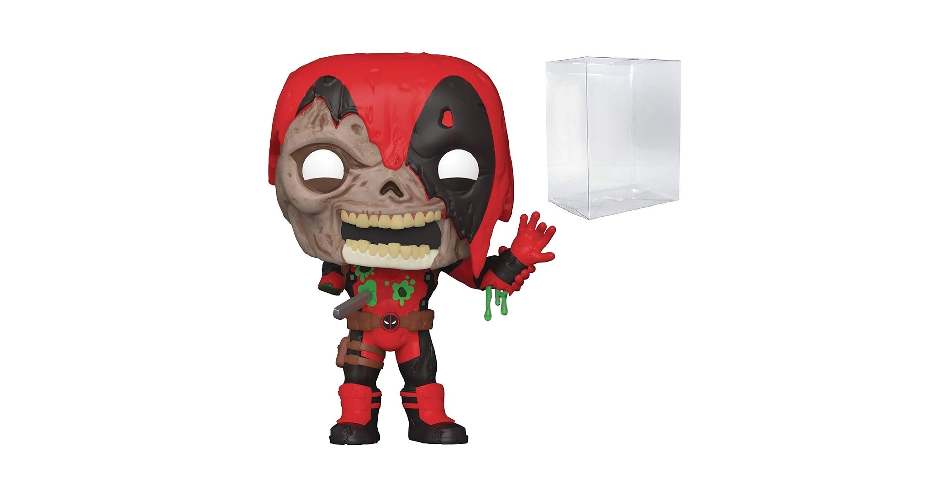 MARVEL - FUNKO POP! マーベル　ゾンビデッドプール　ゾンビレッドスカル限定BOX Funko POP! Marvel Zombies: Deadpool w/ Headpool (Marvel