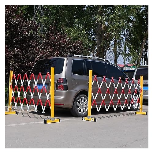 Barricade metallique extensible 1,5 x 3 m rouge pour securite