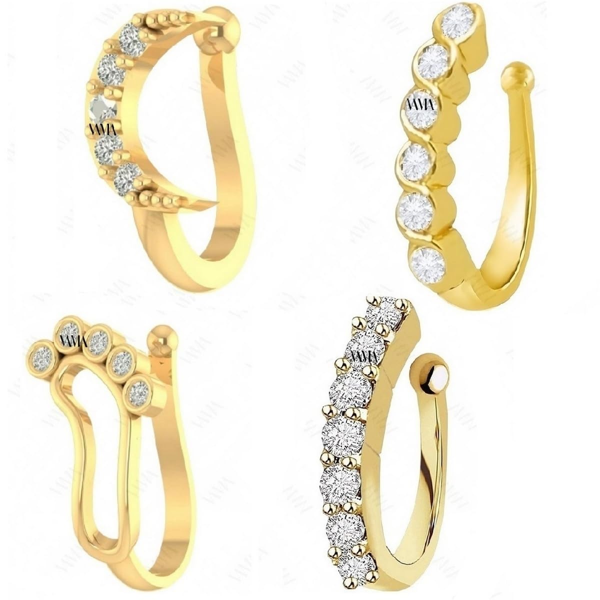 See full amazon price history chart for VAMA FASHIONS Without Piercing Clip on Nose pin without Hole Pressing Type Press Nose ring Stud for Women - 4 Pcs (Clip on Nose Rings Gold) VAMA FASHIONS Without Piercing Clip on Nose pin without Hole Pressing Type Press Nose ring Stud for Women - 4 Pcs (Clip on Nose Rings Gold) (B0D178YW4W) Amazon Price History, Amazon Price Tracker