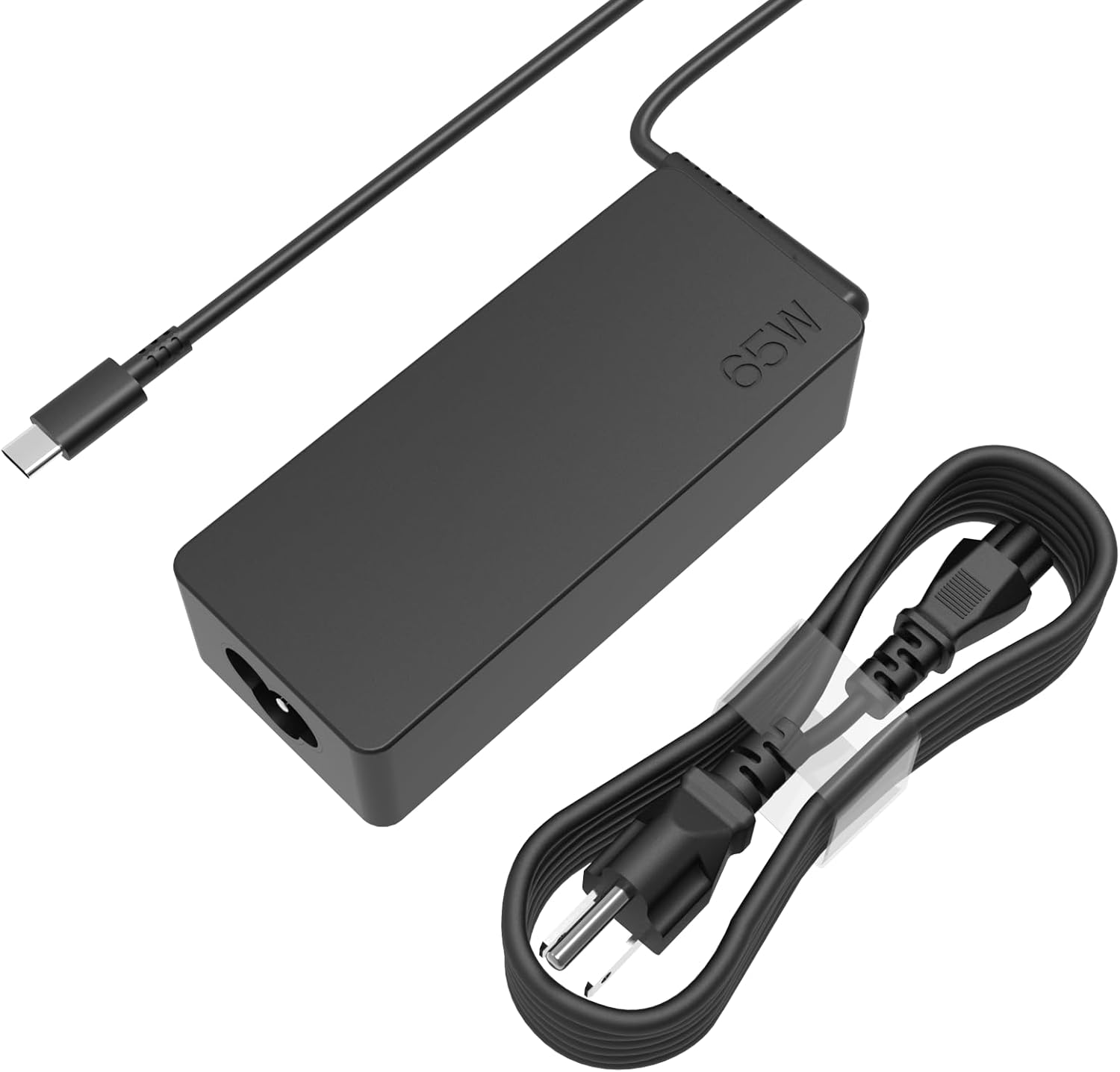 65W Watt USB Type C Laptop Charger Compatible with Lenovo ThinkPad Yoga Chromebook - ThinkPad T14 T15 T16 E14 E15 X1 Carbon X13,45W Chromebook Computer AC Adapter Power Cord