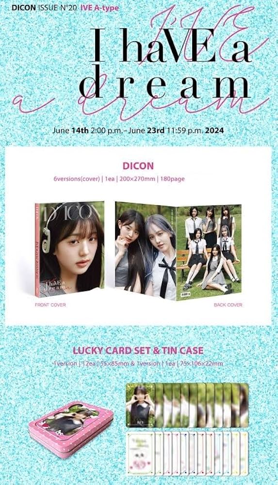 Amazon.co.jp: IVE DICON Volume N°20 IVE : I haVE a dream, I haVE a