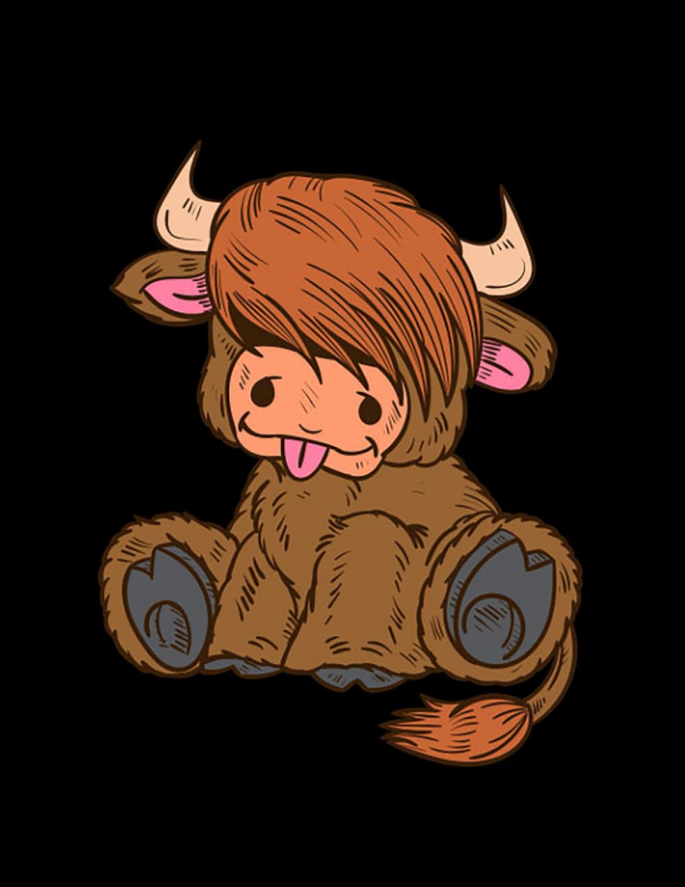 Highland Cow Gifts Women Scottish Highland Cow Gift Women Cow Lover Highland Cow: Notebook 8.5x11 in