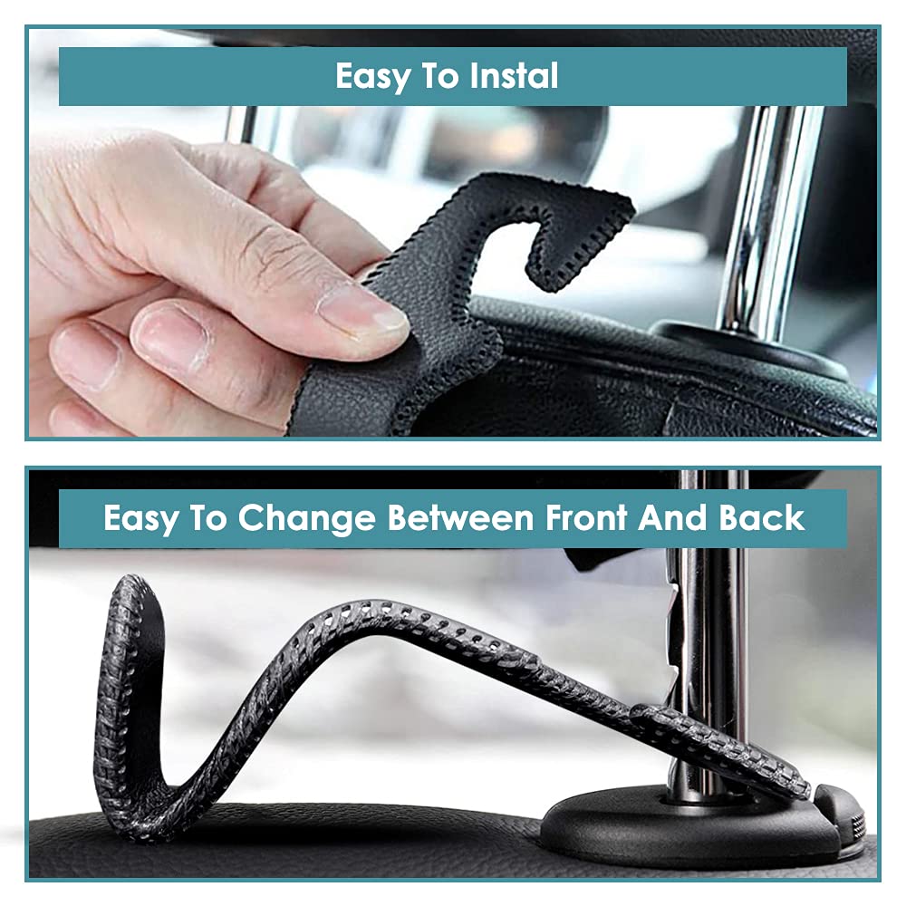 Lot De 2 Crochets Pour Appuie-tête De Voiture,Crochets Pour
