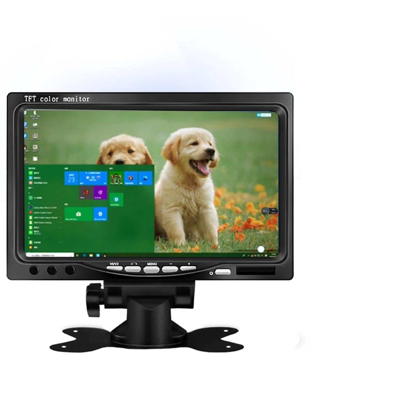 Car Monitor 7 inch Widescreen HD 1024 * 600 Small LCD with Compatible Mini Desktop