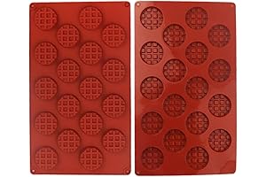 Waffle Mold Silicone Nonstick 18 Grids Baking Mold