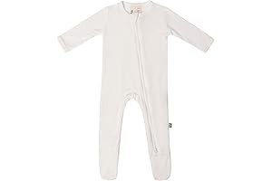 Extra Soft and Breathable Kyte Baby Zipper Footie