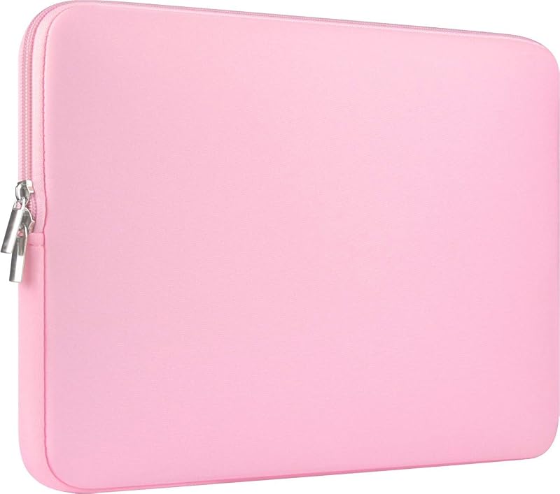 CCPK Laptop Sleeve Case for MacBook Pro 14 inch Mac Air 13 inch M4 M3 M2 M1 Compatible with Hp Lenovo Dell ASUS Computer Laptop Sleeve Bag Protective Carrying Case Cover 13-14 inch Accessories, Pink