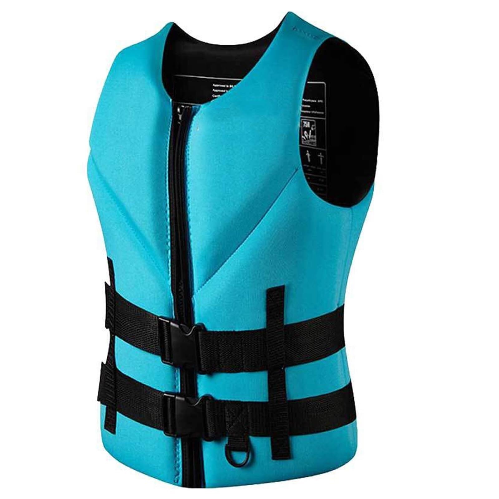 Kurtka Kajakowa z Zamkiem Błyskawicznym i Regulowanym Paskiem, Kurtka Kajakowa do Surfowania, Nurkowania, Wędkowania i Wszelkich Aktywności Pływania(Blue,XXL)