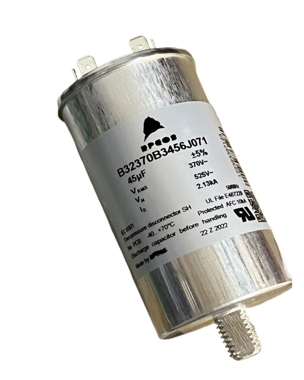 KSZHZYMGX B32370B3456J071 45UF 525V GALLERY FILTER CAPACITORS 1pcs