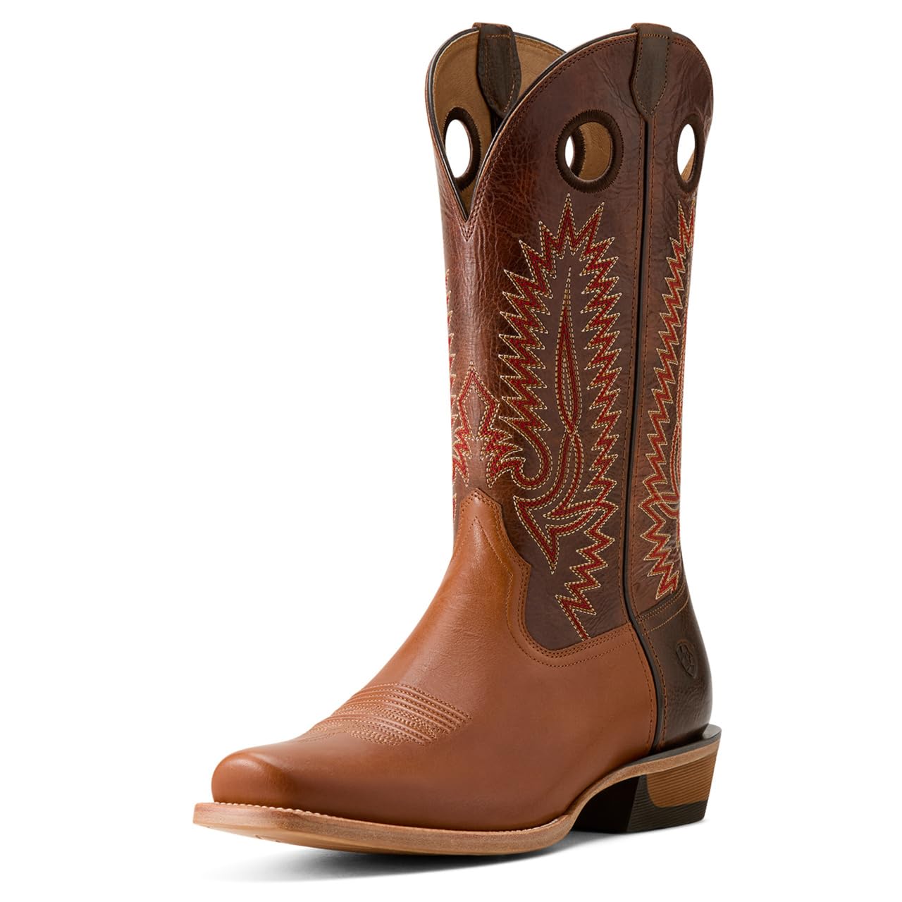 Ariat Men's Southland Cowboy Boot, Aged Peanut/Deep Forest Brown, 9.5 Wide