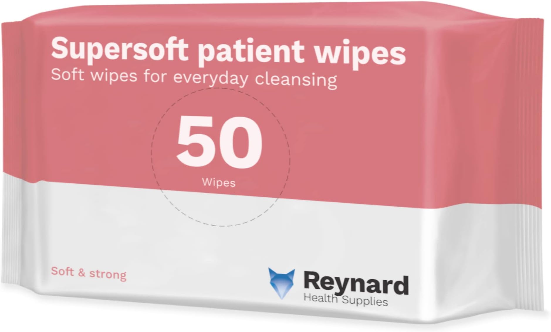 Reynard Health Supplies Super Soft Dry Wipes, White, 33x29cm