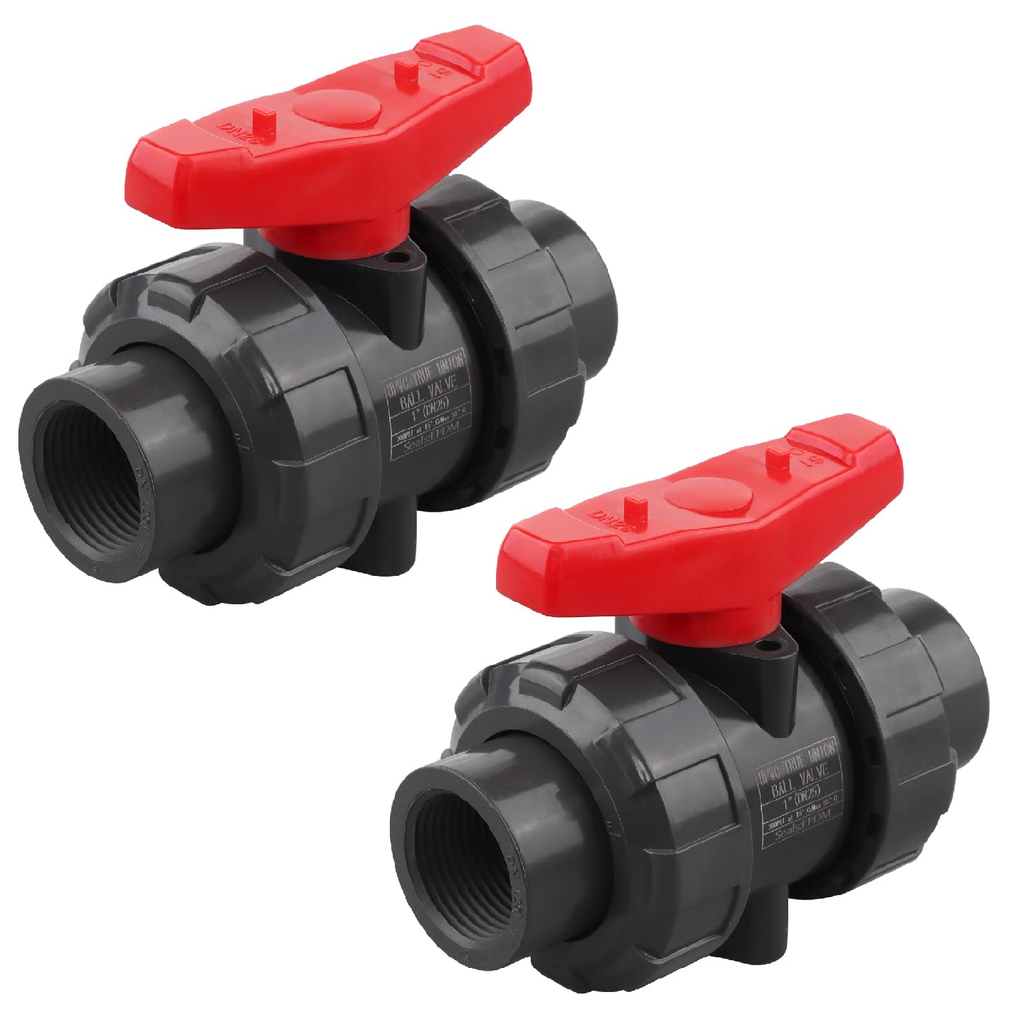 Robinet à boisseau sphérique PVC pour arrosage et piscine NPT 1"