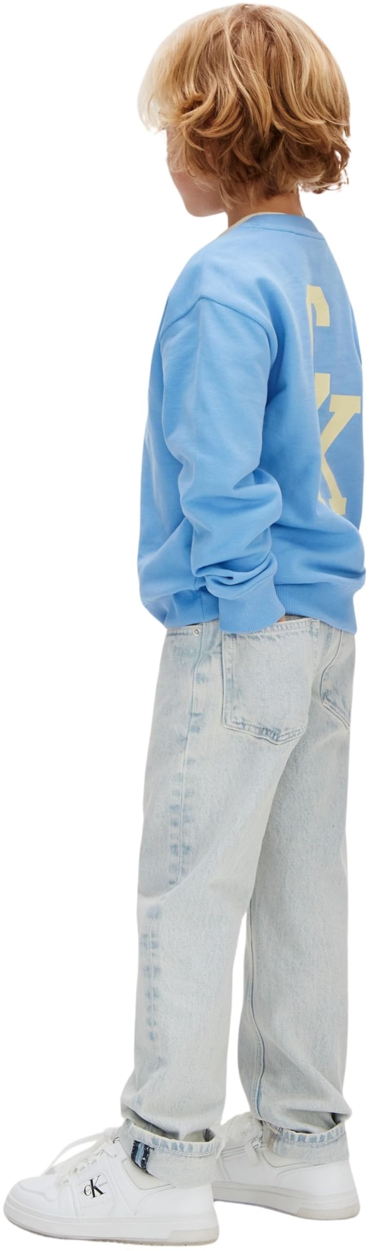 Calvin Klein Beckford Wash Blue Reg. Straight Lvcksjc44b - Otros Pantalones Vaqueros Niños