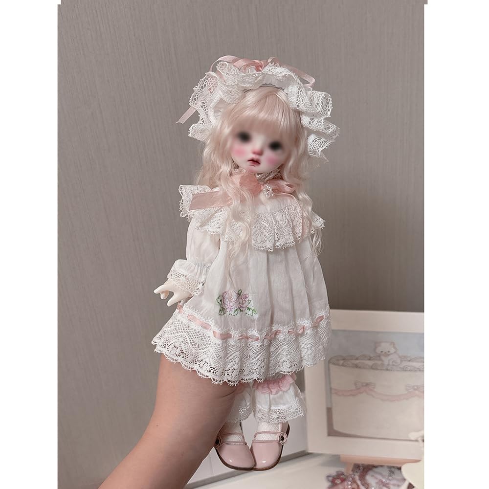 Amazon.co.jp: 1/6BJD ドール 刺繡 ワンピース フルセット 球体関節