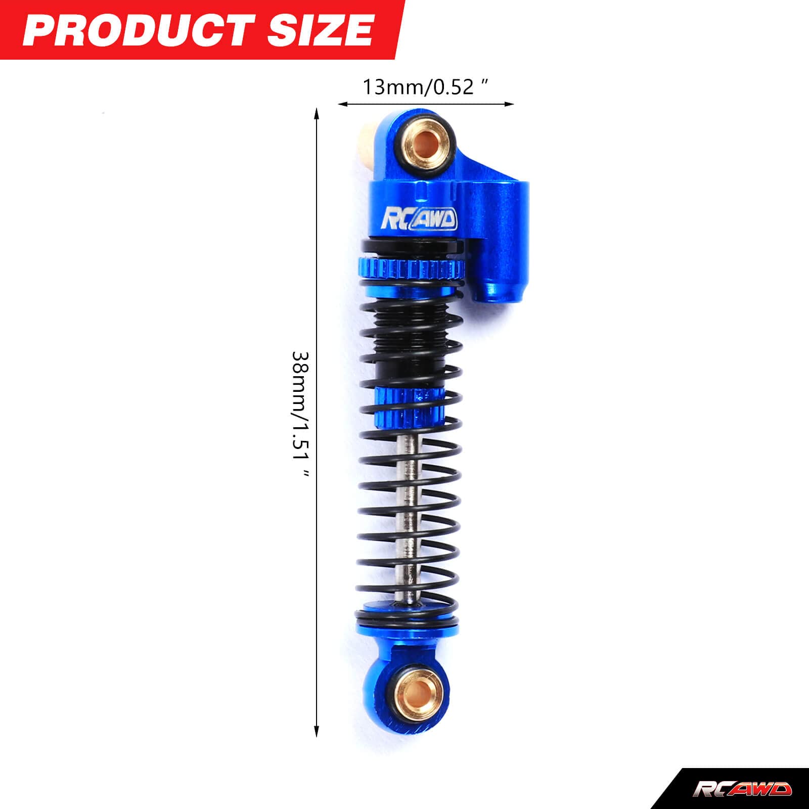 Amazon.com: RCAWD RC Shocks for Hobby Plus CR-18P Rock Van,Trail