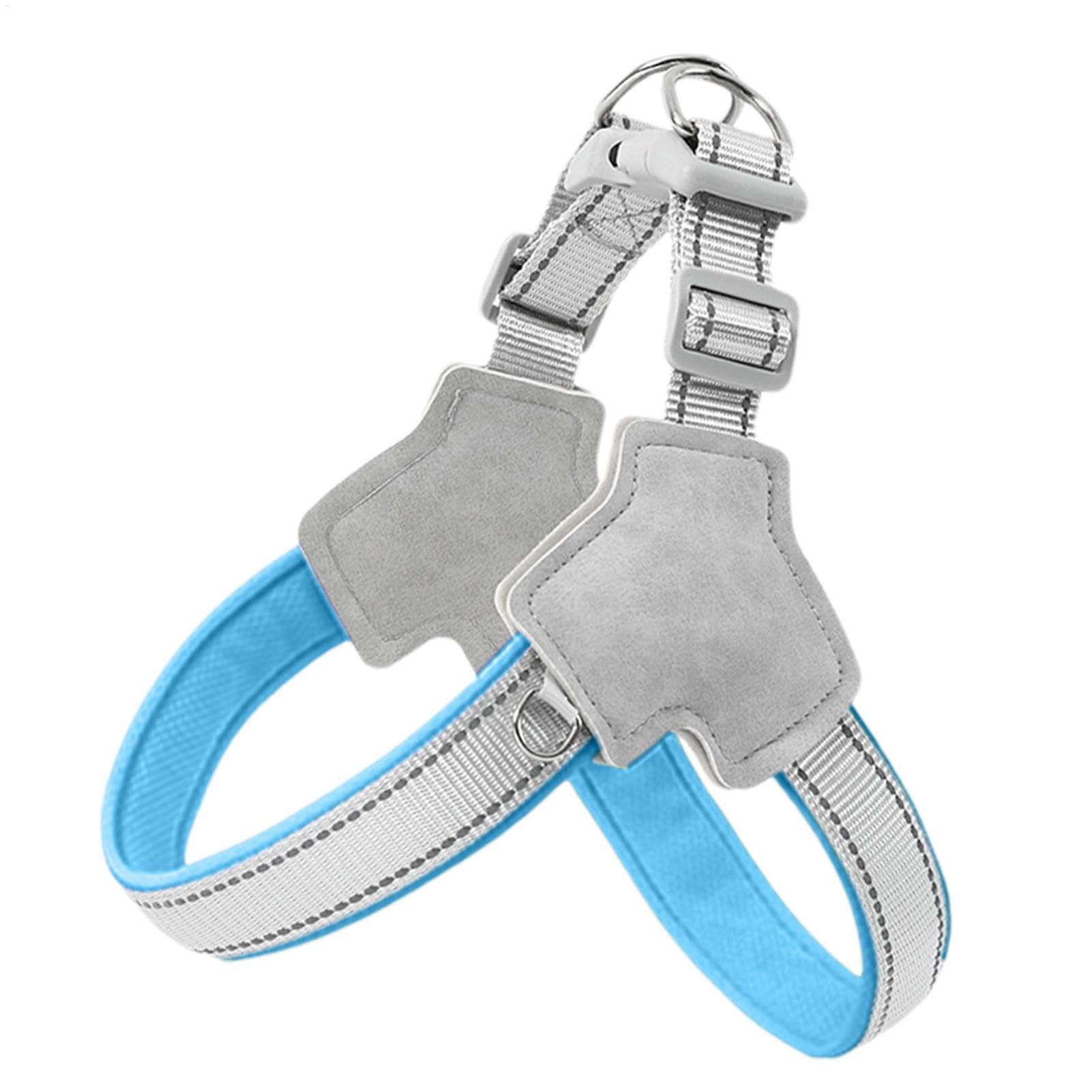 Imbracatura riflettente per animali domestici gilet per passeggiate per cani - Imbracatura per cani in Y senza di clip anteriore riflettente - Accessori per l'allenamento a piedi per cuccioli
