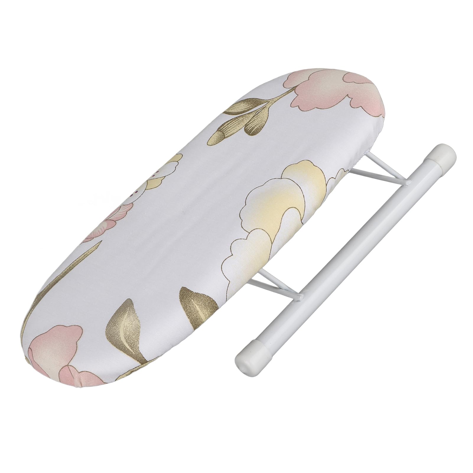 Yctze Mini Tabla de Planchar Plegable para Viajes y Hogar con Funda Extraíble y Resistencia a Altas Temperaturas (peonía)