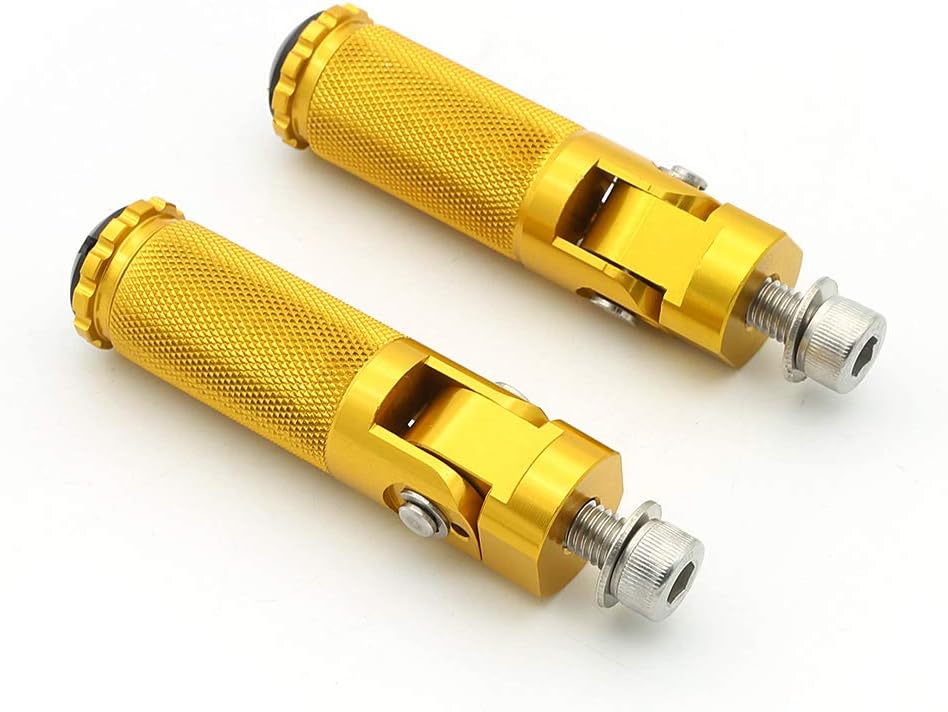 8mm Motorcycle Folding Rearsets Footrest Footpegs Foot pegs Pedal Universal for GSXR 600 750 1000 K1 K2 K3 K4 K5 K6 K7 K8 K9 SV650 SV1000 GSX250R Z800 Z900 Z1000