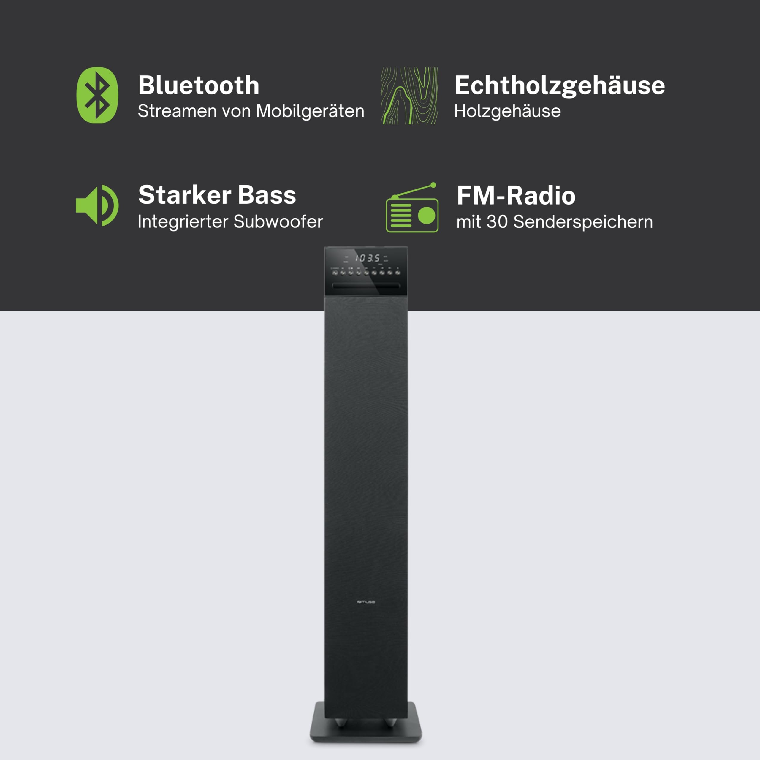 Enceinte Bluetooth MUSE M 1350 BTC