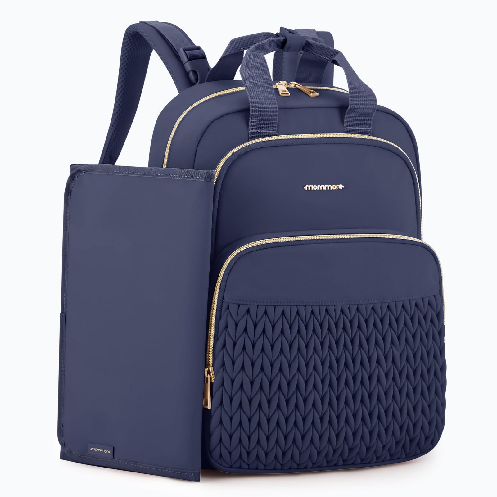 mommore Diaper Bag Backpack, Large Travel Baby Bag for Daily Essentials
