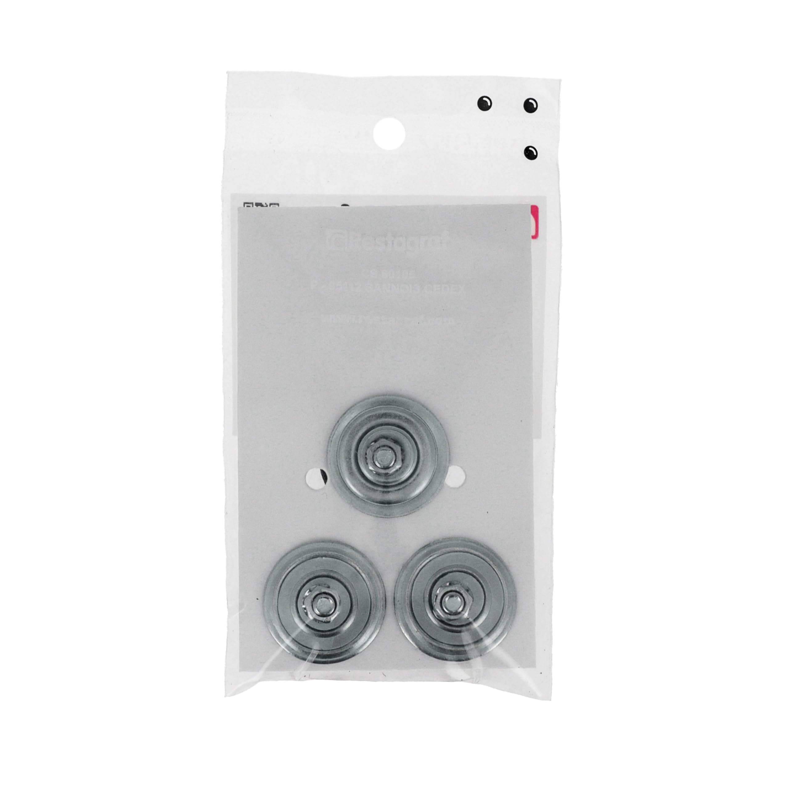 Restagraf - Cache à Visser pour Trou Fileté de Diamètre 5 à 22 mm - Bouchon de Finition - Acier - Protection pour Carrosserie, Habitacle - Réf. 964 - Sachet de 3
