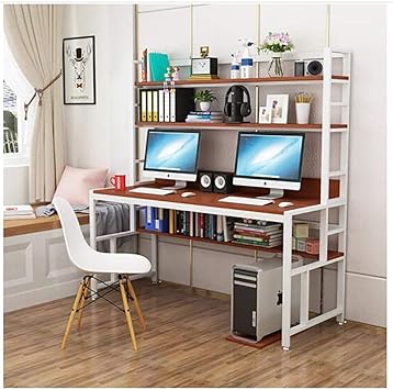 Amazon Hengtongwanda パソコンデスク 経済的なミニマリスト のパソコンデスク デスクトップのホーム机 本棚と組み合わせるパソコンデスク シングル本棚ゲーム 光クルミと白の棚 Color Brown Size 100cm パソコンデスク 文房具 オフィス用品 Amazon Hengtongwanda パソコンデスク 経済的なミニマリスト のパソコンデスク デスクトップのホーム机 本棚と組み合わせるパソコンデスク シングル本棚ゲーム 光クルミと白の棚 Color Brown Size 100cm パソコンデスク 文房具 オフィス用品