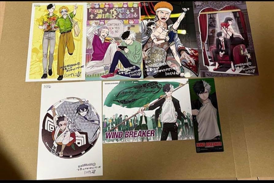 WINDBREAKER　特典　ポストカード、クリアしおり Amazon.co.jp: WIND BREAKER ウィンドブレーカー 特典ポスト