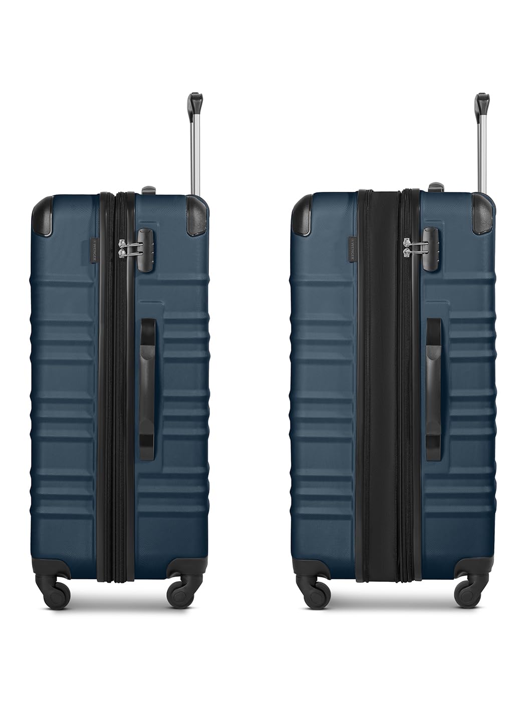 WENGER Amplar Evo Parent, blu navy, Koffer L + (75 cm), Bagaglio rigido