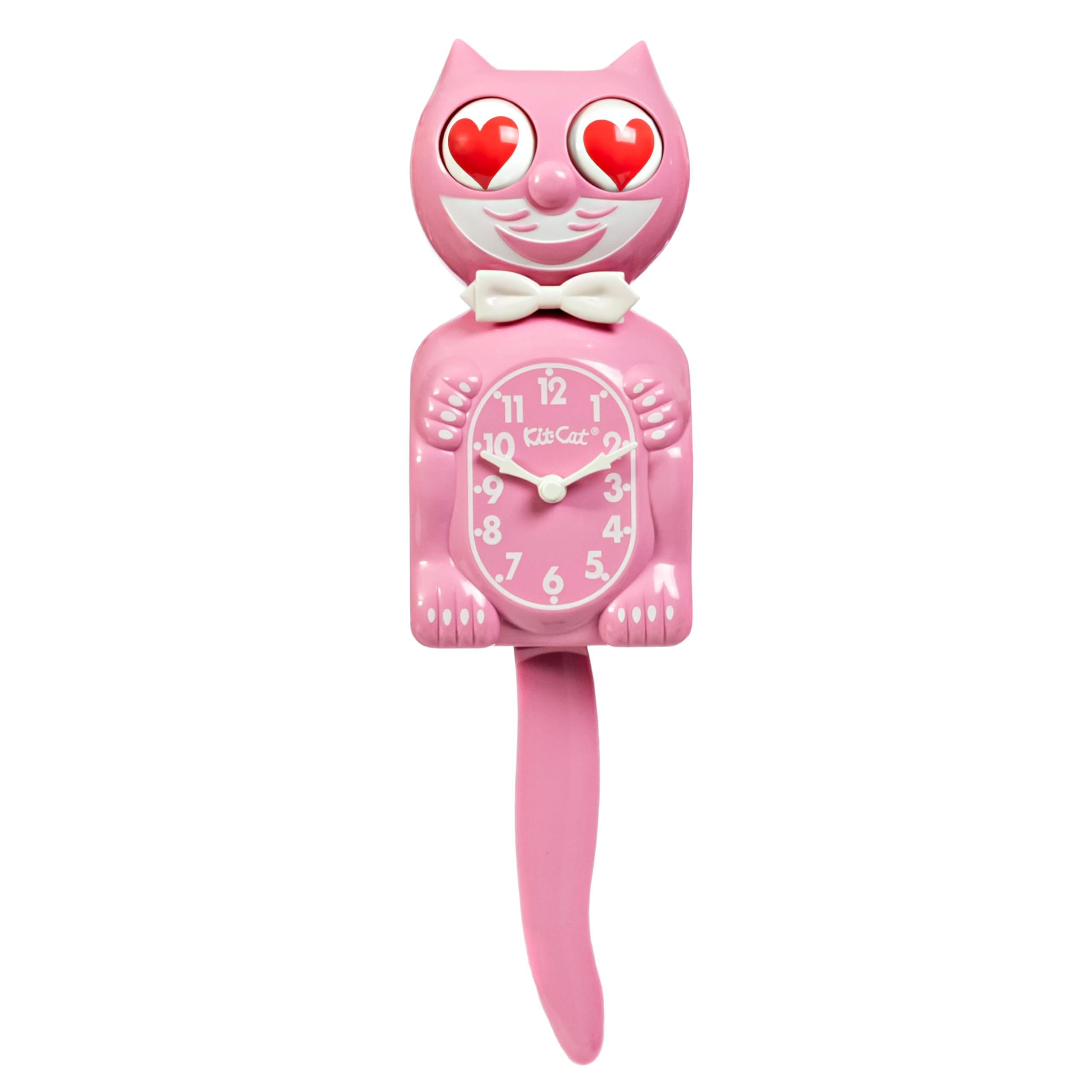 KIT CAT Klock Satén rosa con ojos de corazón