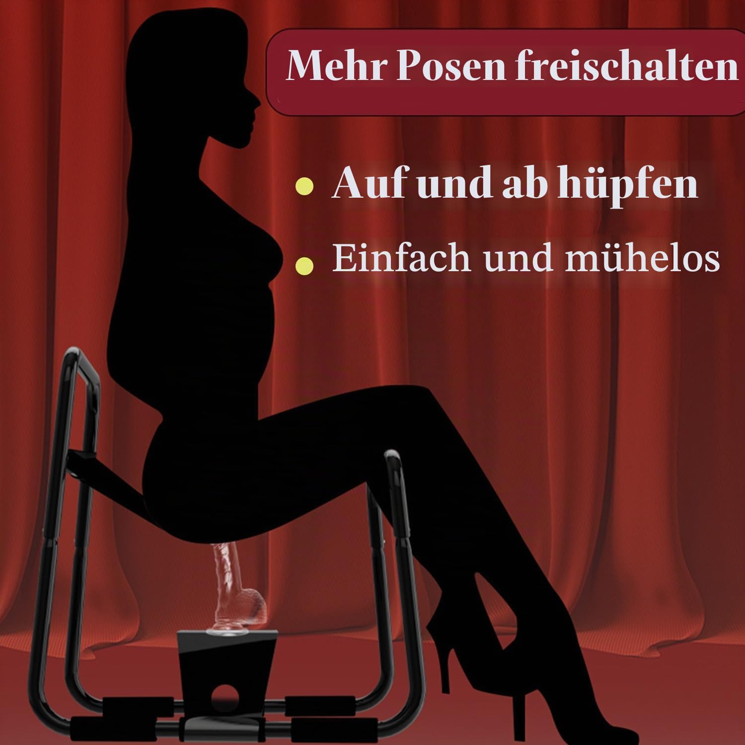 Sexmöbel Sex-Stuhl-Positionen Sex Schaukelpferde Sex Schaukelstuhl Sexmöbel Stuhl Erotik Bondage Fesseln Position Master Sexspielzeug Für Paare