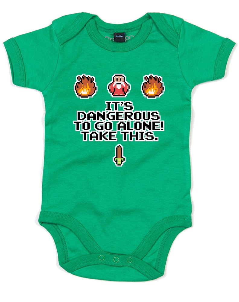 Brand88It's Dangerous to Go Alone, Baby Grow