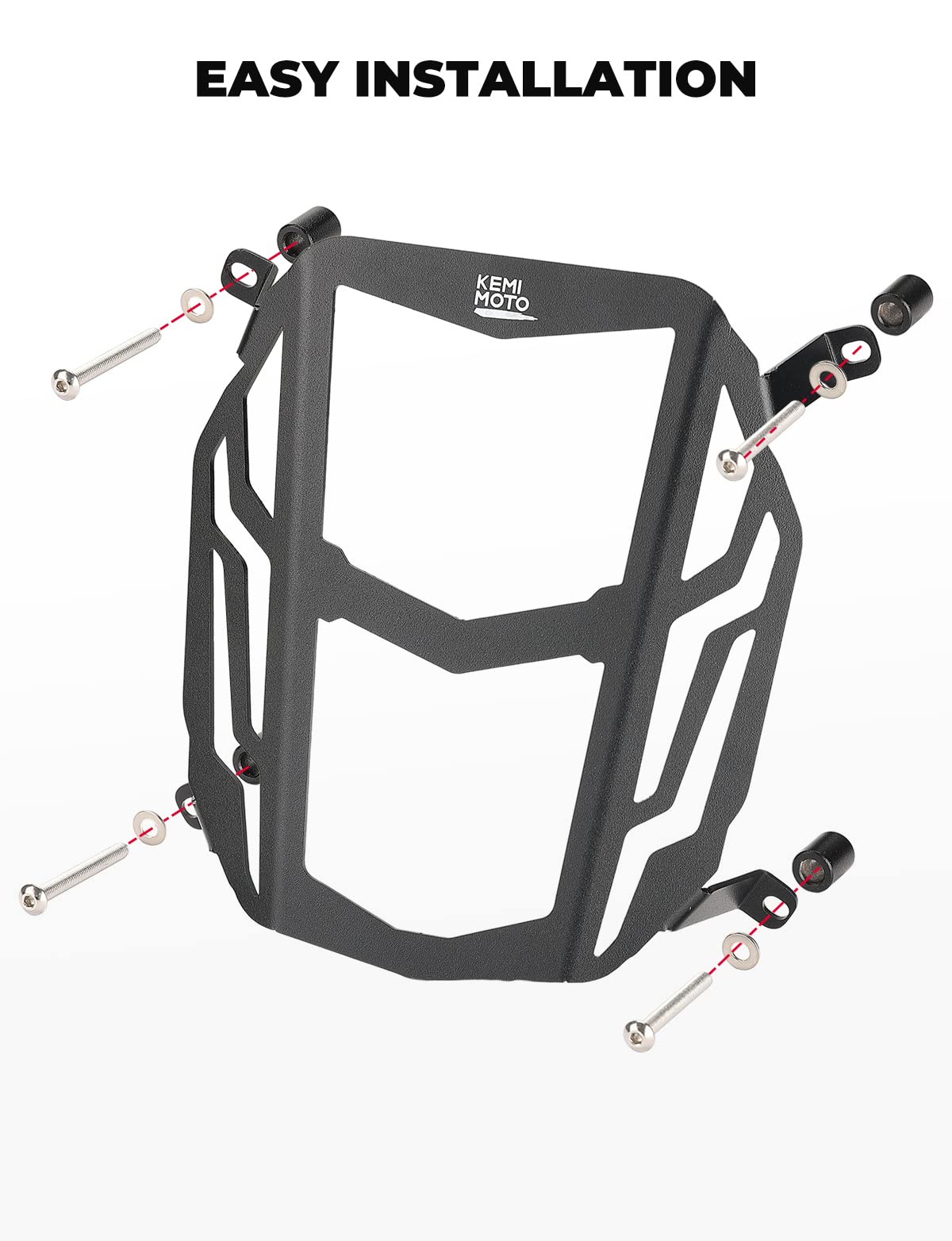 Amazon.co.jp: KEMIMOTO バイク用 フロントヘッドライトカバー GROM