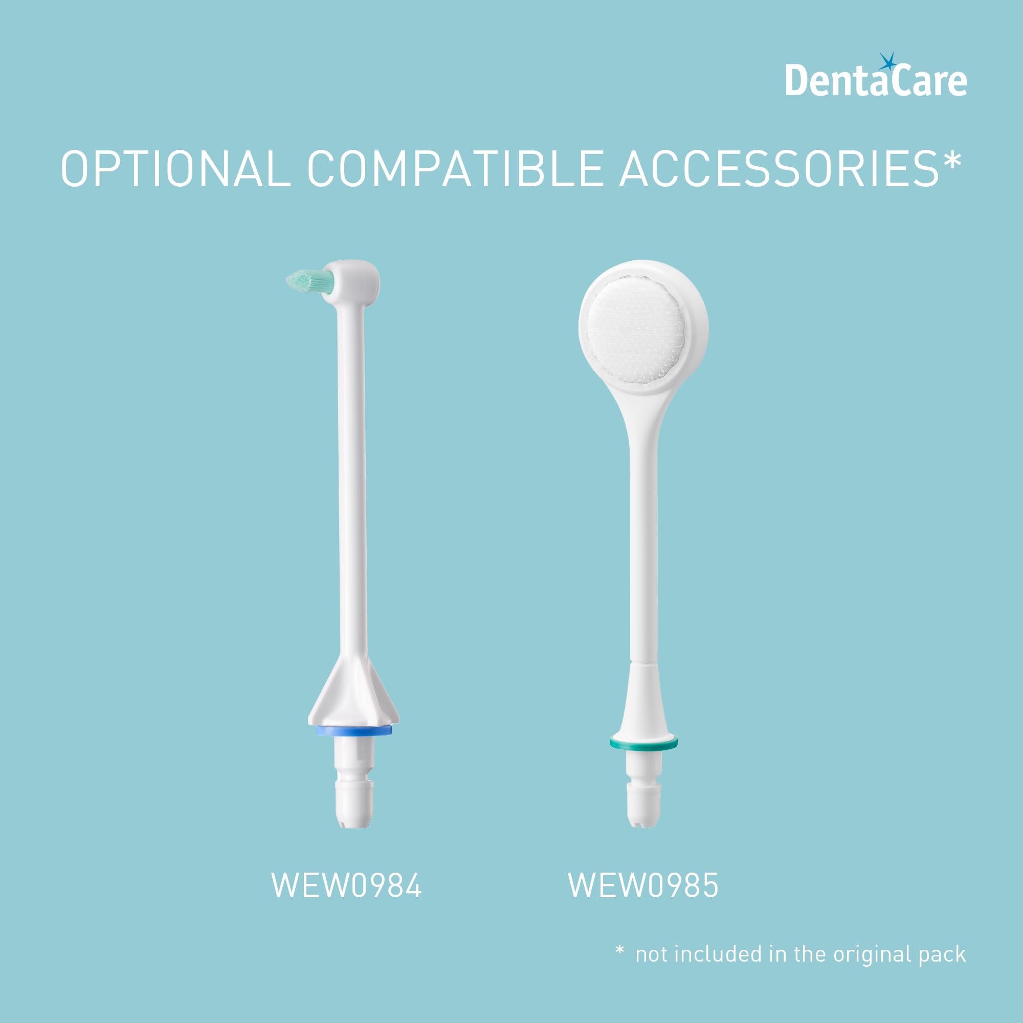 Panasonic Series 300 Water Flosser for Teeth, Cordless EW-DJ27-A311, 99.9% Plaque Remover, 200ml, IPX7, 4 Regular Nozzles, 5 Pressure Settings, Oral Irrigator for Home & Travel, Black