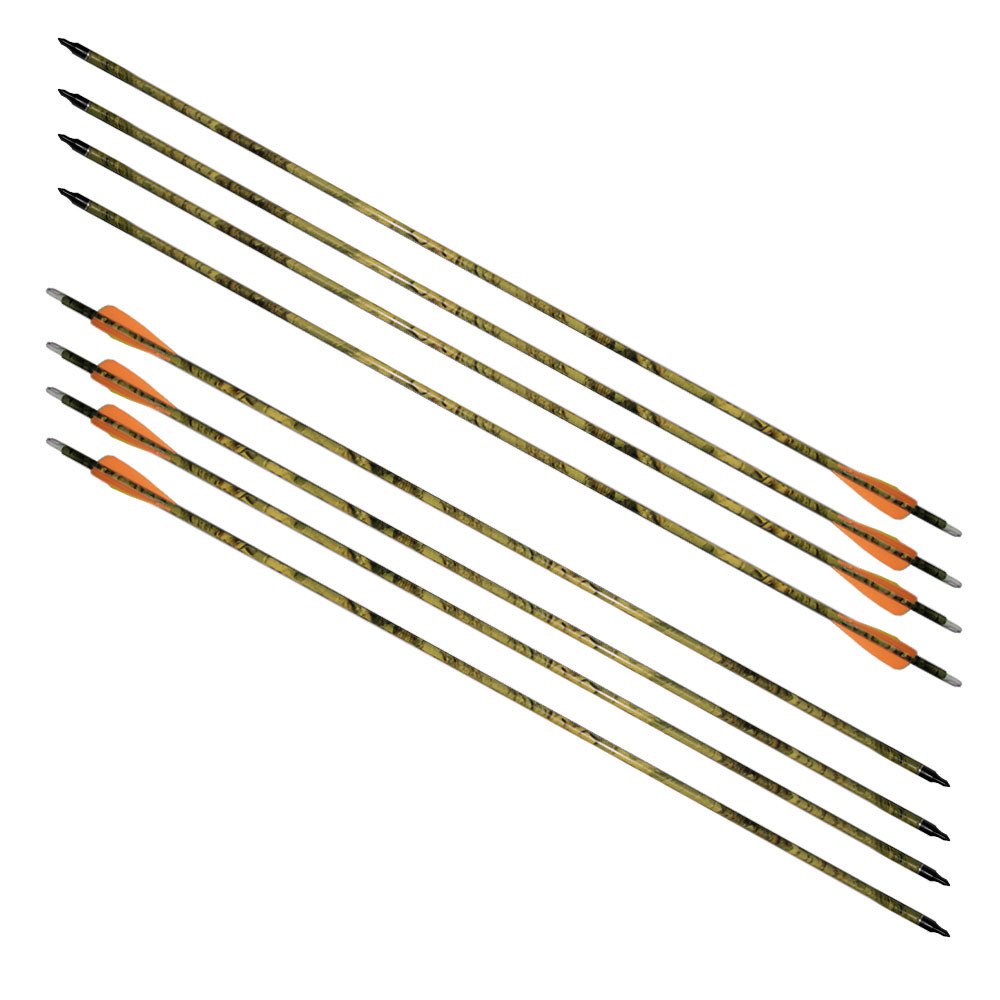 24 x karbonowe strzały Tarn Camo Jagd - Turniejowe strzały Recurve -Compound do 90 lbs 500 szt.