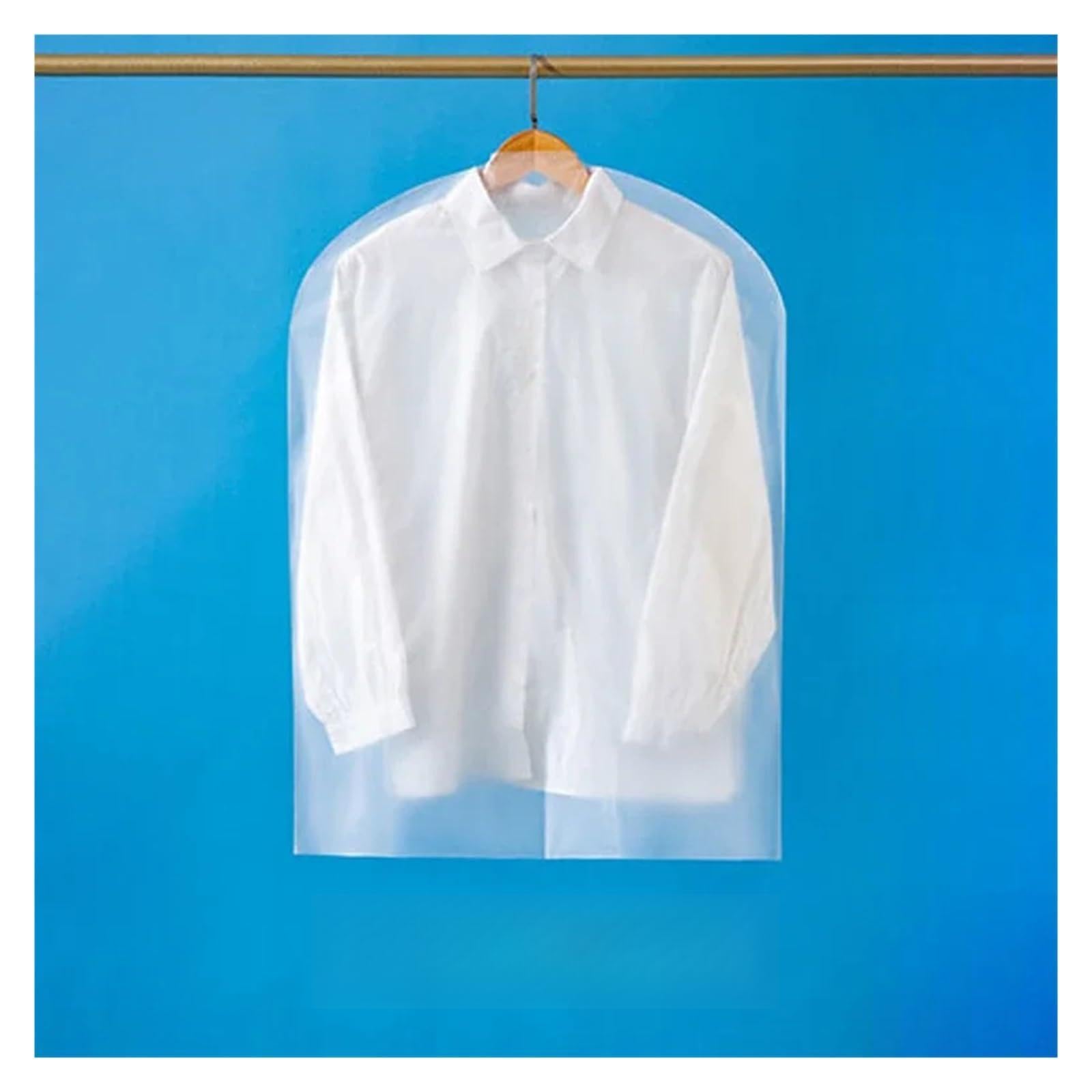 clothes dust bag Clothes Dust Cover EVA Dustproof Suit Hangable Coat Bag Household Transparent Hanging Washable for home(60X80CM,3PCS)