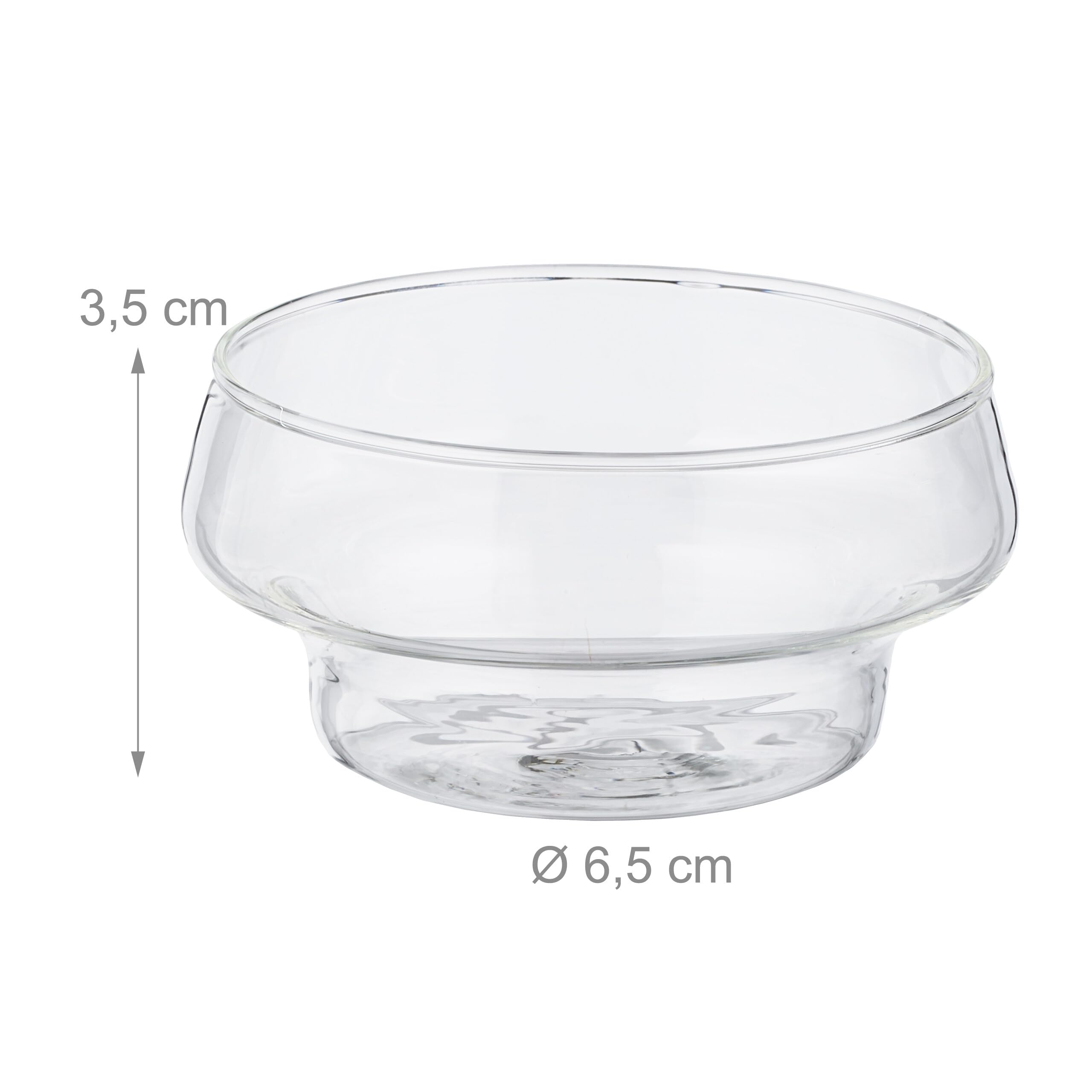 Relaxdays Pack 12 Portavelas Flotantes, Soportes Velitas de Té, 3,5x6,5 cm, Decoración Estanque y Piscina, Transparente