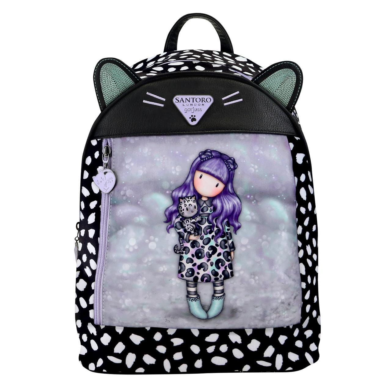 Safta Articulo, Mini Mochila Gorjuss Smitten Kitten Unisex niños, Multicolor, M