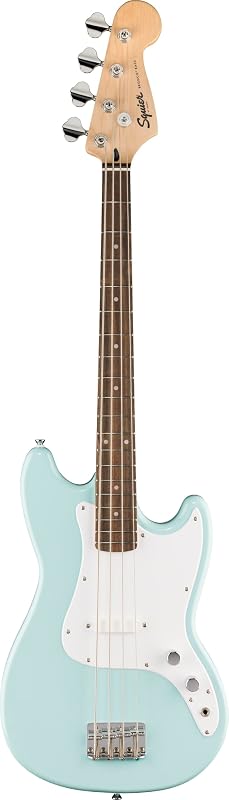 Bajo Squier Sonic Bronco, con 2 años de garantía, azul Daphne, diapasón de laurel