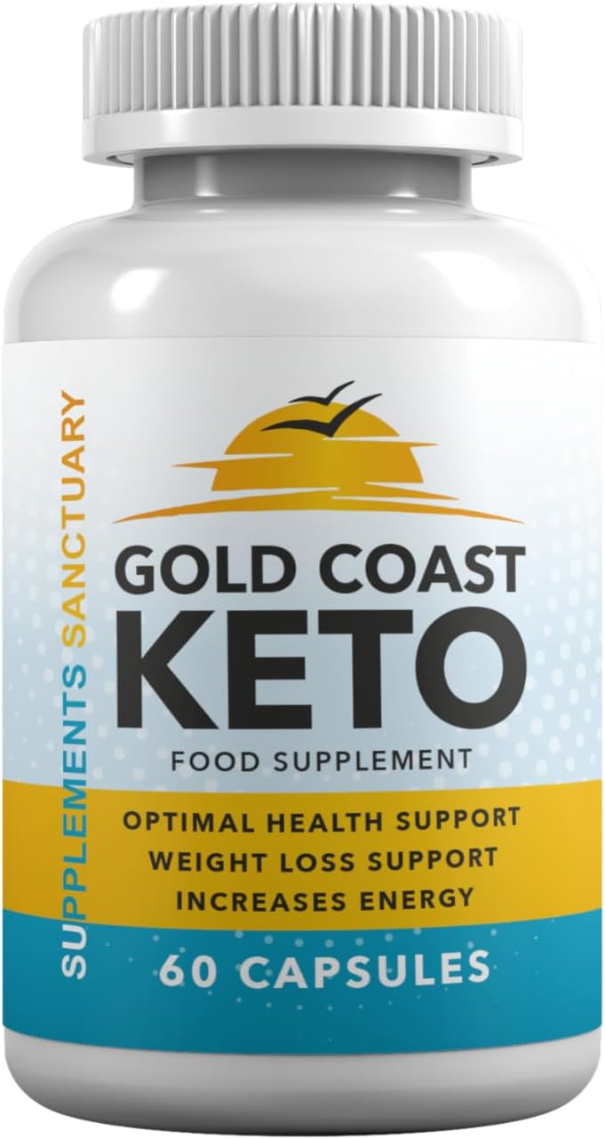 Gold Coast Keto - 60 Capsules,1 Month Supply, Keto-Friendly Food Supplement, Supplements Sanctuary