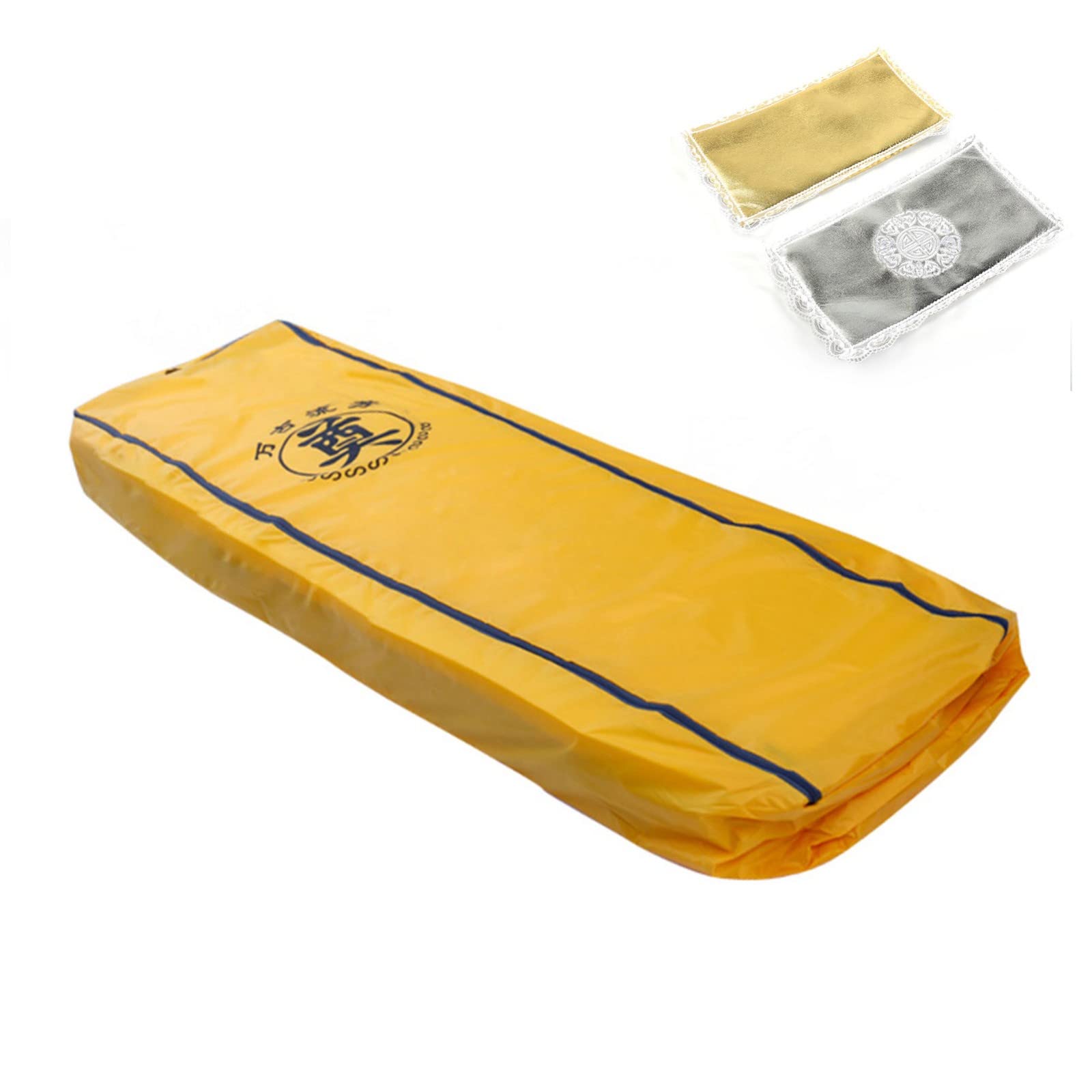 HSJ Emergency Cadaver Body Bag, Body Bag is Leak-Proof and Waterproof, with 4 Handles for Body Storage and Transportation, with Small Blessing Quilt