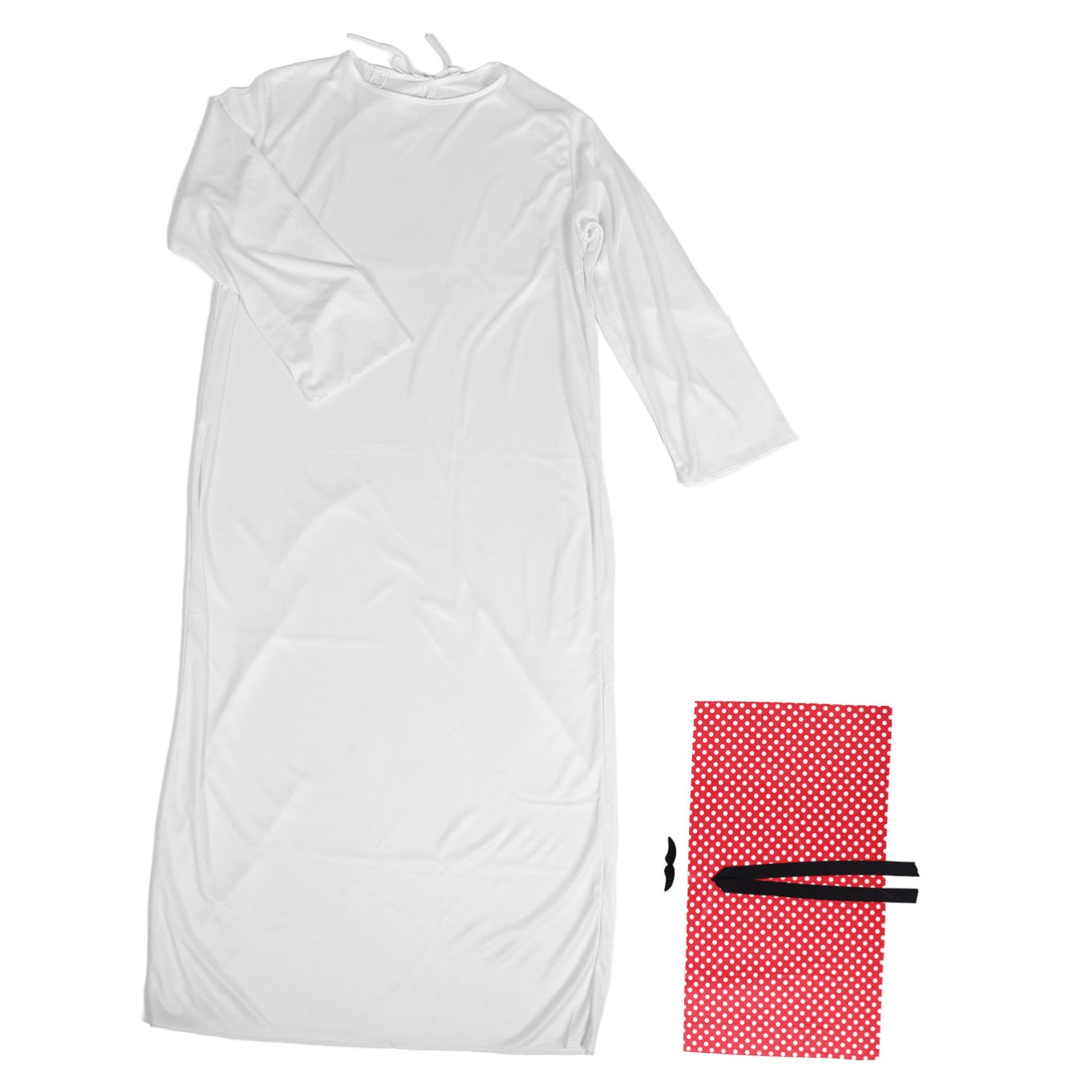 FRCOLOR Middle Eastern Men's Kaftan Head Wrap Muslim Dress for Men Dubai Style Party Outfit