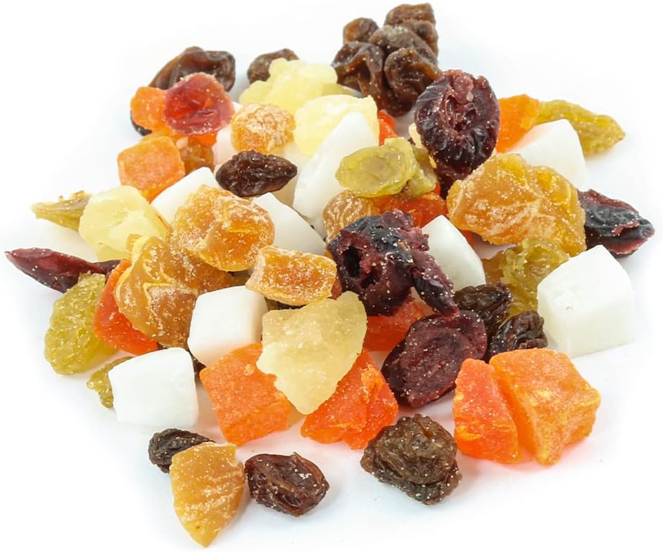 Oregon Farm Fresh Snacks Dried Fruit Mix – Snack Mix With Dried Cranberries, Coconut, Mango & Raisins - Healthy Adult & Kids Snacks - USA Made (24oz)