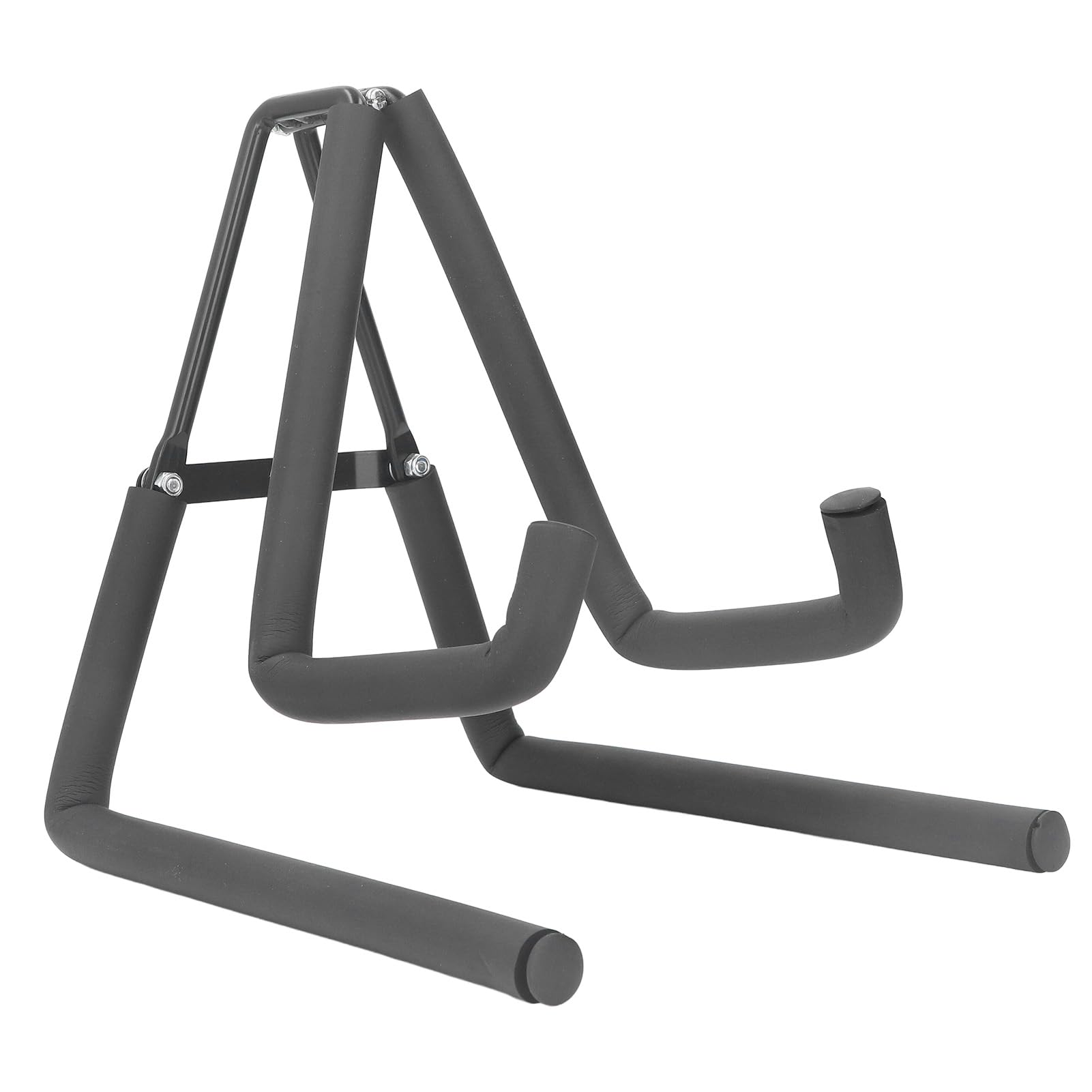 Espositore Pieghevole per Strumenti Musicali con Supporto in Spugna Antiscivolo, Supporto per Pavimento, per Chitarra Ukulele, Banjo, Mandolino, Violino