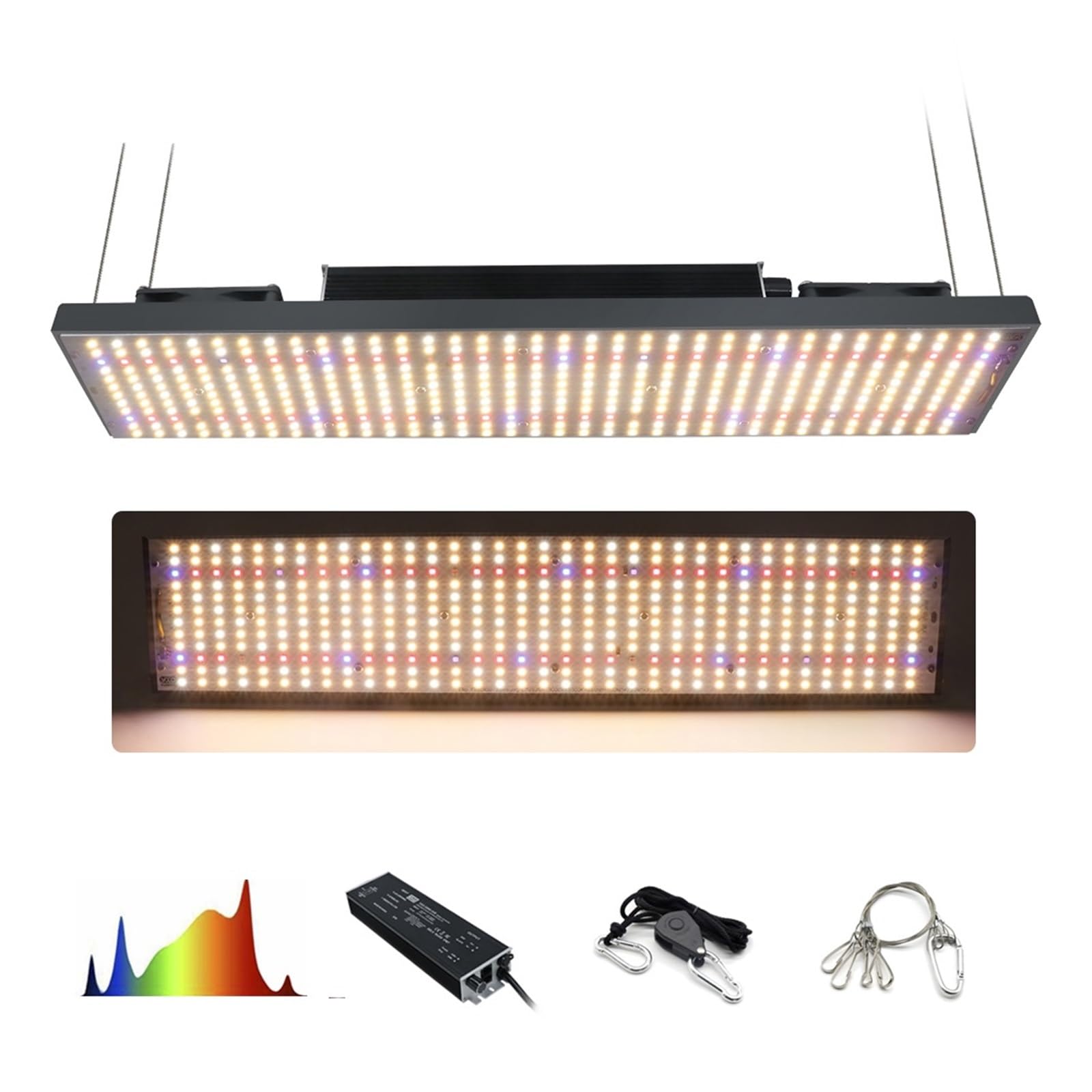 Oświetlenie LED do uprawy LM282B + 320W pełnozakresowe PhytoLamp lampa Bar UV IR włączanie/wyłączanie dla rośliny doniczkowe kwiaty Oświetlacz ogrodniczy
